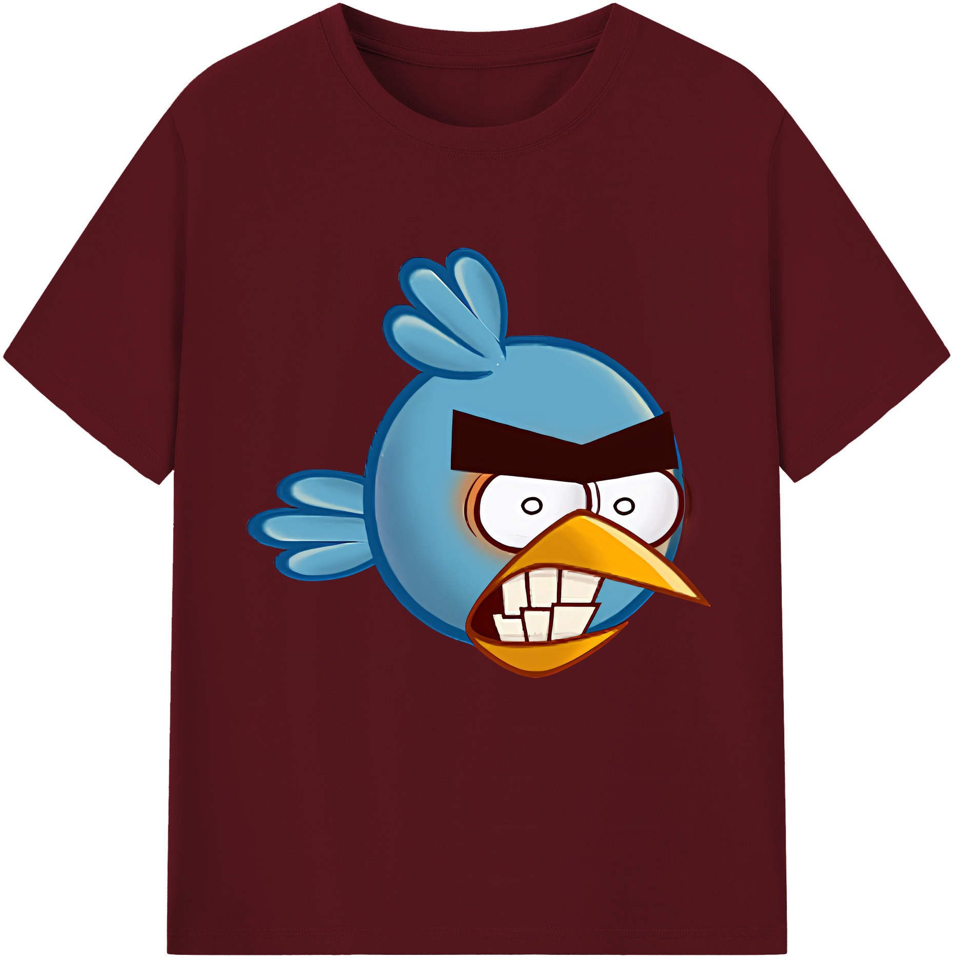 （画像用） Angry Birds アングリーバード 綿100％半袖Tシャツ（フロントプリント）